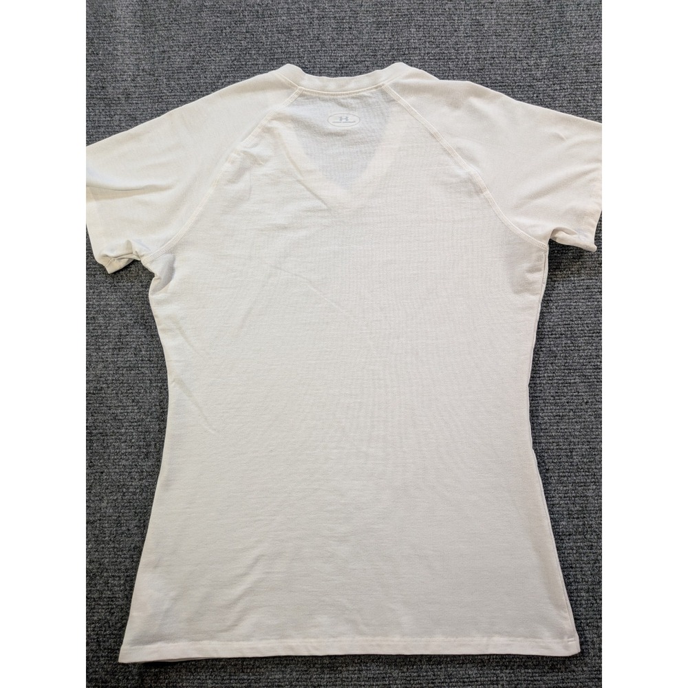 Under Armour Tech HeatGear V-Neck T-Shirt Womens Small